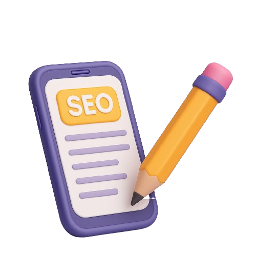 Création de contenu SEO & Rédaction SEO - Illustration 3D - Le SEO by Tibo